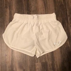 Victoria sport white athletic shorts